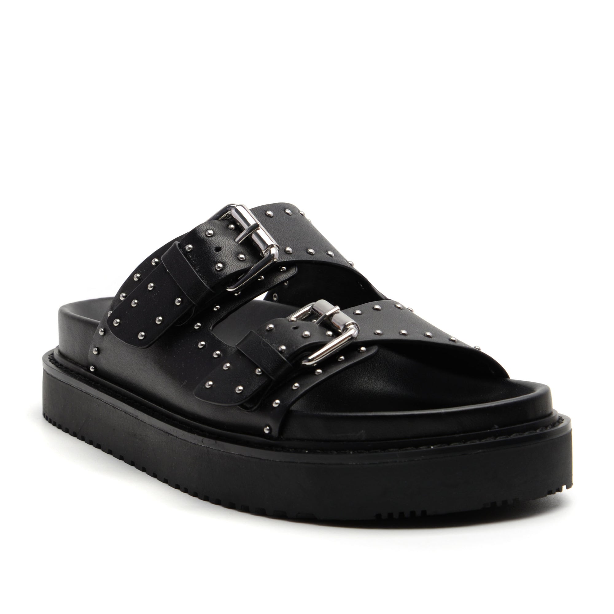 Agusta Studded Slide Sandal